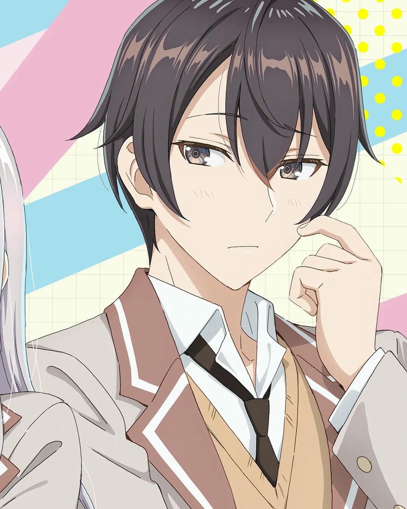 hình ảnh anime nam học sinh vui vẻ