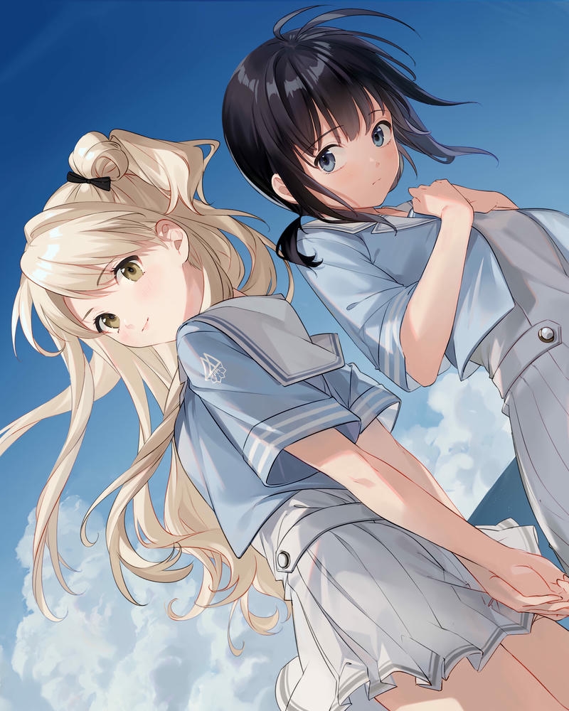 hình ảnh anime nữ học sinh nổi bật lung linh