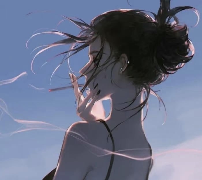 hình anime girl cá tính lạnh lùng ngầu