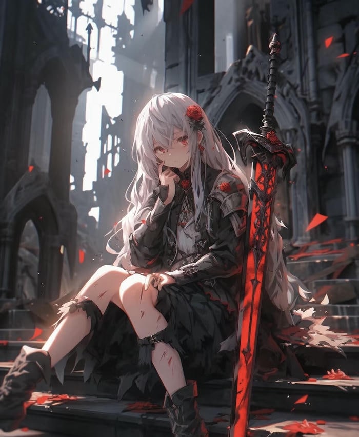 hình anime girl lạnh lùng cá tính cuốn hút