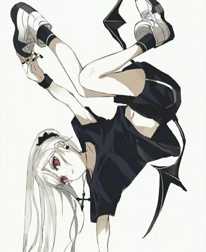 hình anime girl lạnh lùng cá tính đậm chất