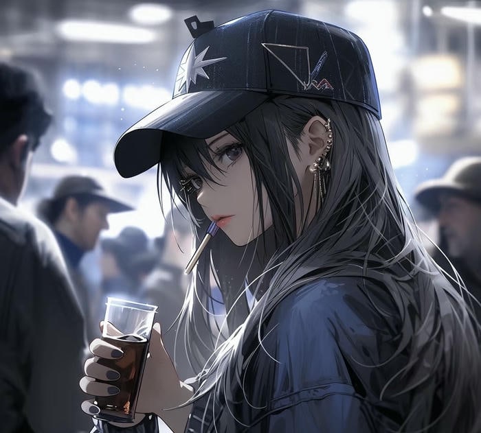 hình anime girl lạnh lùng cá tính đáng yêu