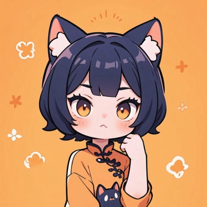 mèo vô tri avatar hình hài hước