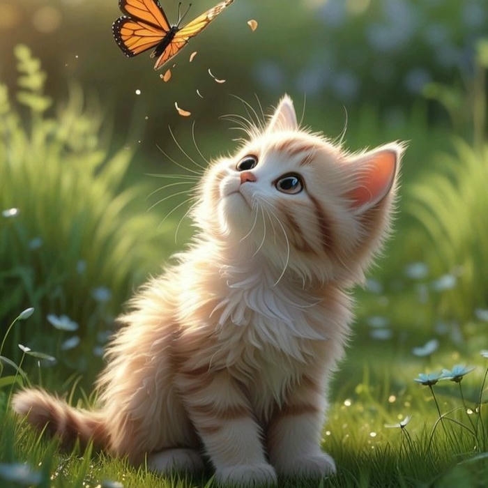 mèo vô tri avatar hình ngộ nghĩnh