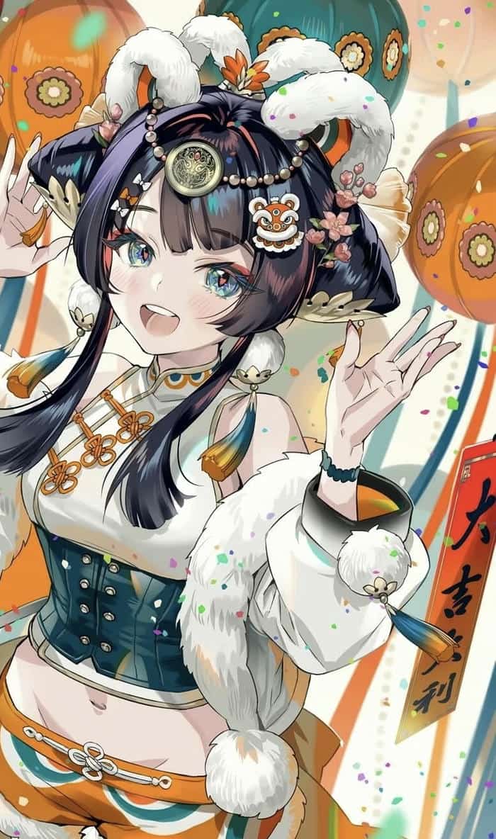 nữ anime cổ trang thanh