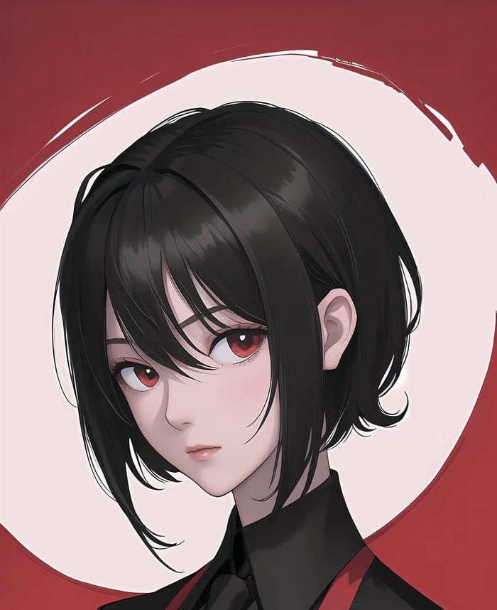 nữ anime tóc ngắn cool