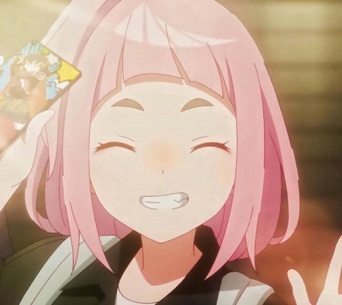 tóc hồng cuốn nhẹ