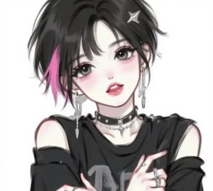 tóc ngắn năng động