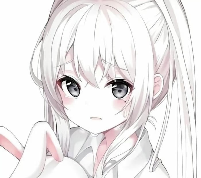 tóc trắng bay mềm