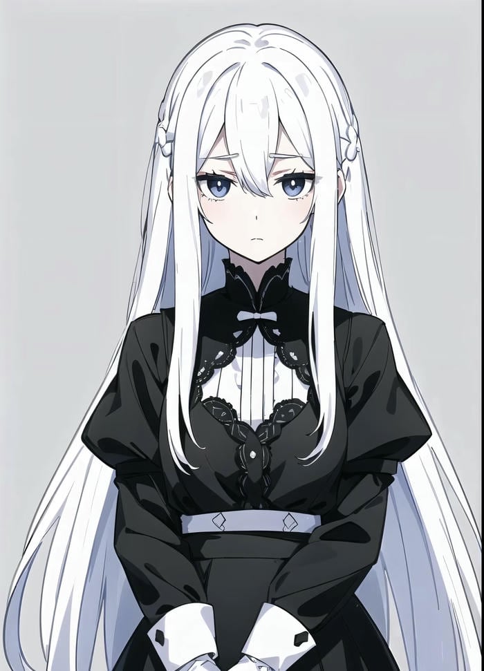 tóc trắng mềm mại