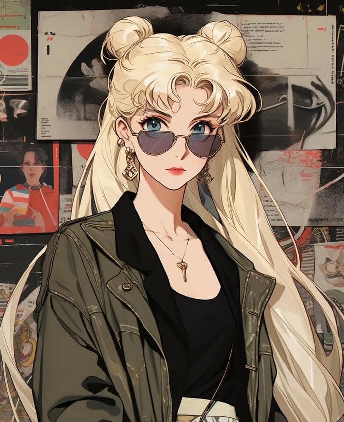 tóc vàng long lanh