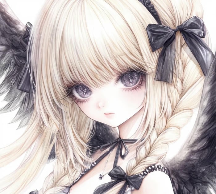 tóc vàng nổi nét