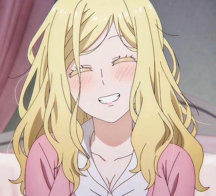 tóc vàng style anime