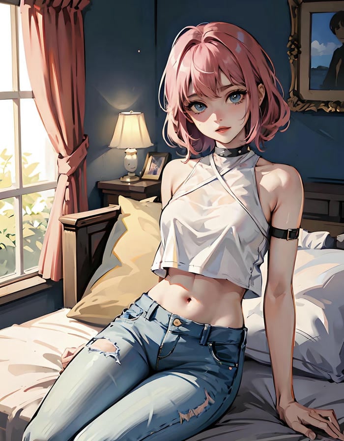 vibe short hair anime