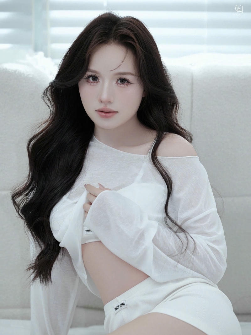 Ảnh Thị Nhung gãy tv thần thái độc đáo