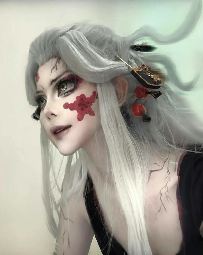 Ảnh cosplay Daki sexy cực quyến rũ