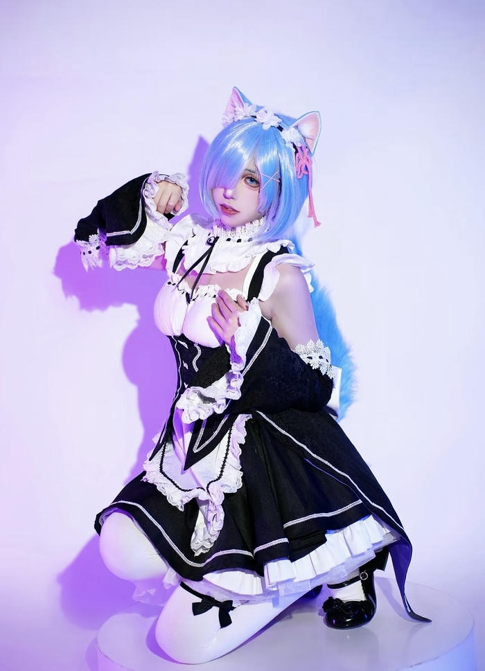 Ảnh cosplay rem đẹp tuyệt phẩm