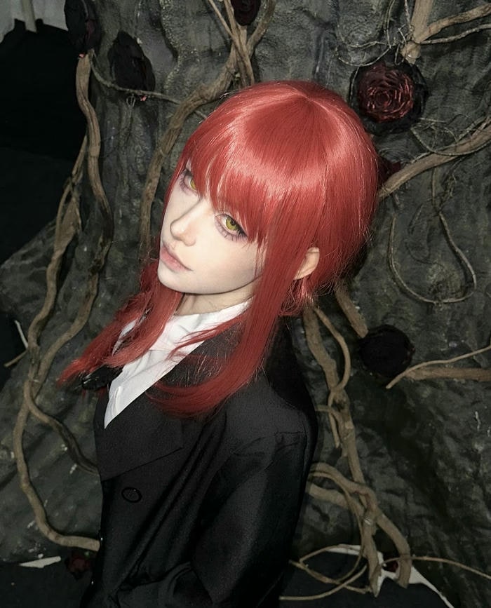 Ảnh gái đẹp cosplay Makima quyến rũ