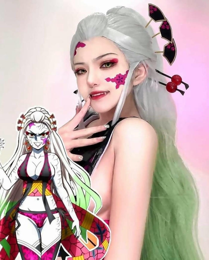 Cosplay Daki sexy ánh mắt cực