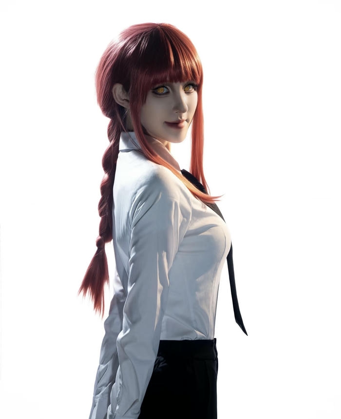 Cosplay Makima xinh đẹp ánh sáng