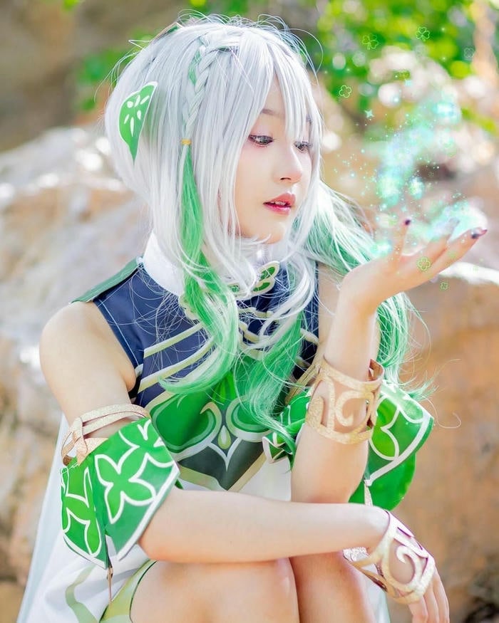 Hình ảnh Nahida cosplay xinh xắn