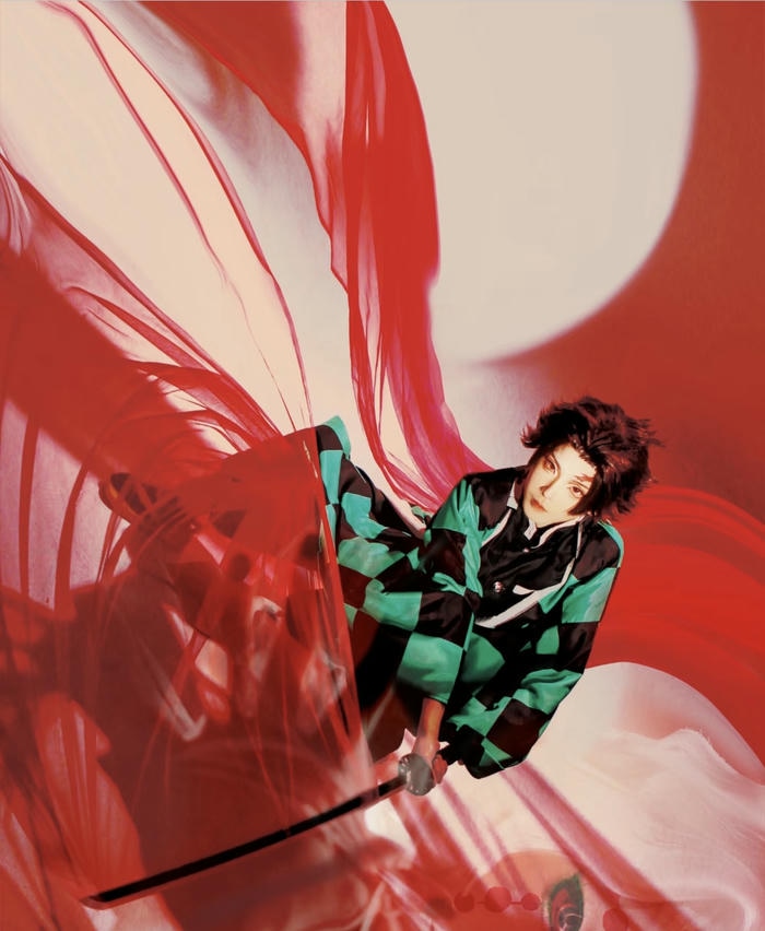 Hình ảnh Tanjiro cosplay đẹp điên đảo