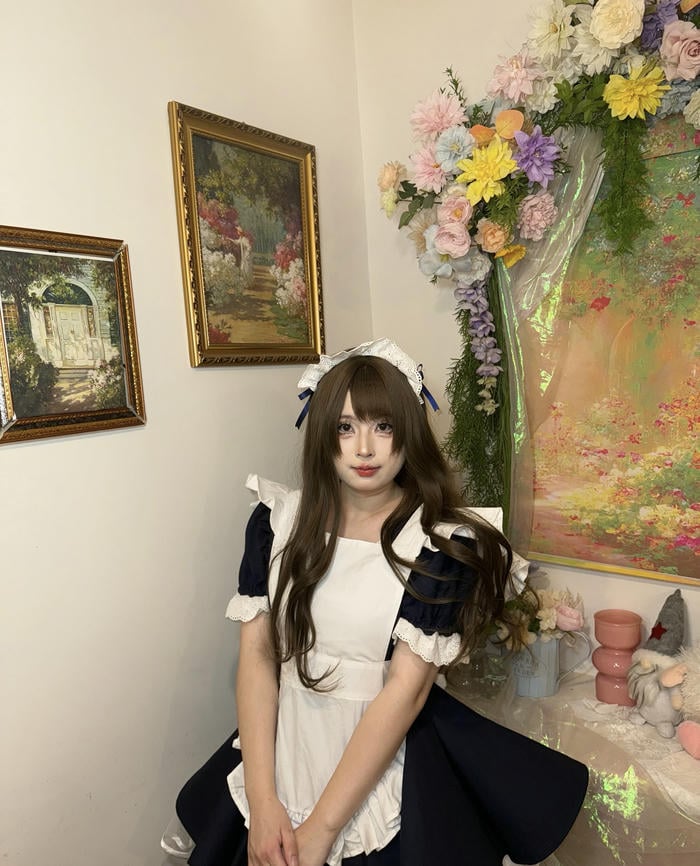 Hình ảnh cosplay hầu gái dễ thương
