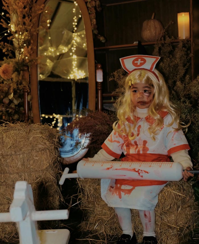 Hình ảnh cosplay y tá hallowen