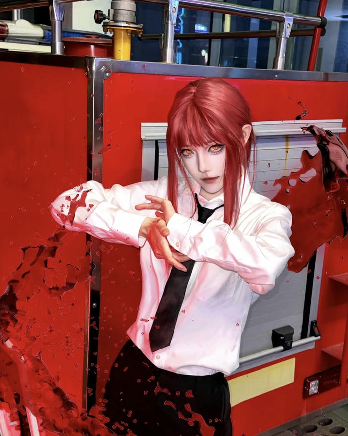 Hình cosplay Makima đẹp sắc xảo