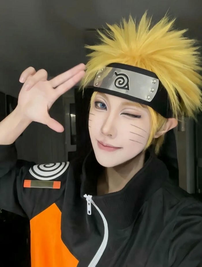 Hình cosplay Naruto đường nét khuôn mặt nổi bật