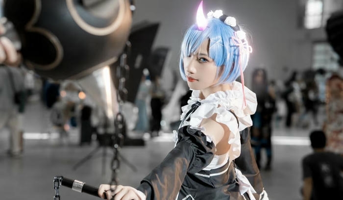 Hình cosplay Rem đẹp dễ thương ngọt