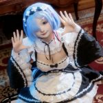Hình cosplay rem đáng yêu quyến rũ