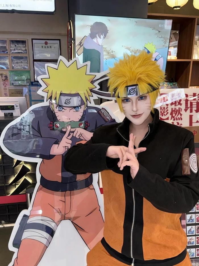 Mẫu ảnh cosplay Naruto kiểu tóc quen thuộc