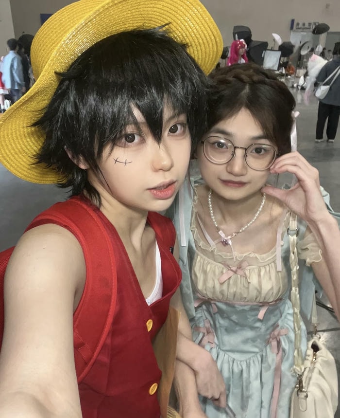 Mẫu ảnh cosplay One Piece phong cách anime sống động
