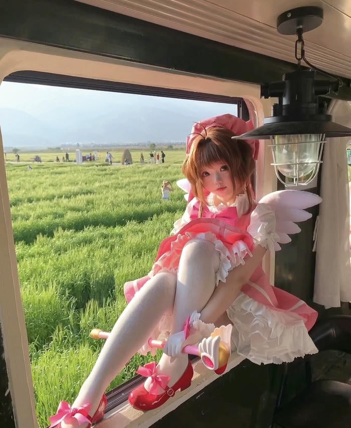 Nhân vật anime cosplay sakura