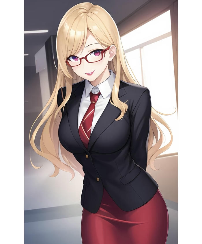 ảnh cô giáo anime dáng người chuẩn