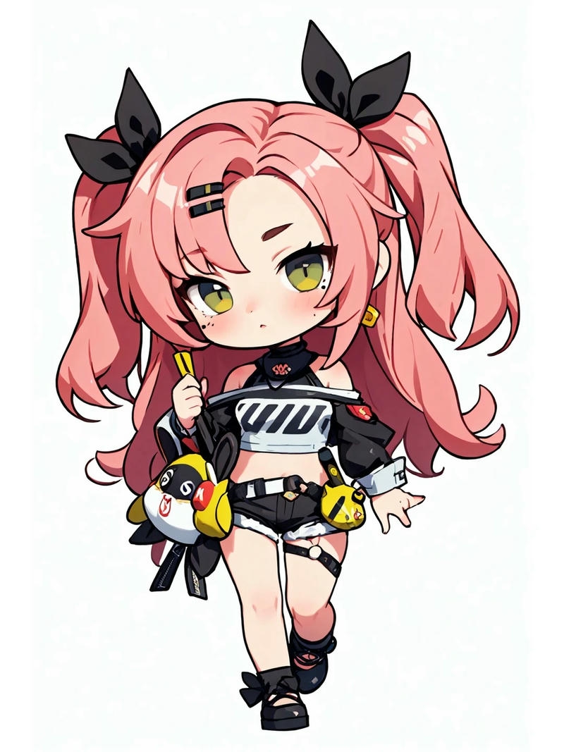 hình ảnh chibi nữ cute màu pastel nhẹ nhàng xinh xắn