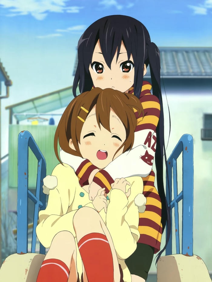 hình ảnh đôi bạn thân anime đi chơi ngày nghỉ