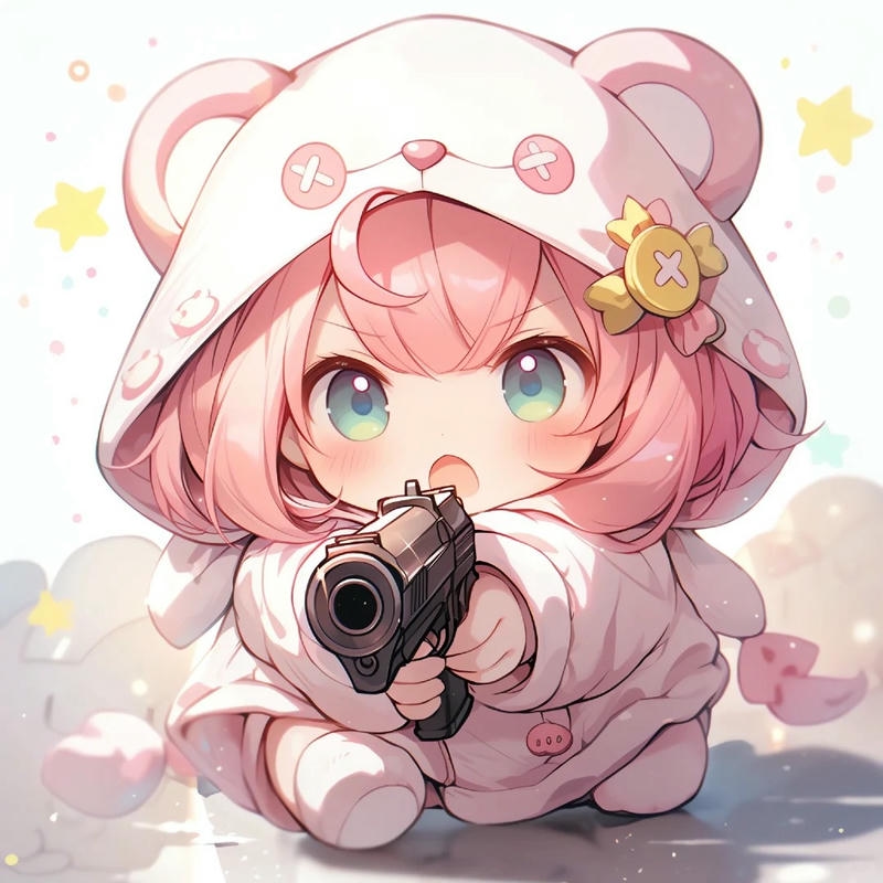 hình chibi nữ cute phong cách anime dễ thương