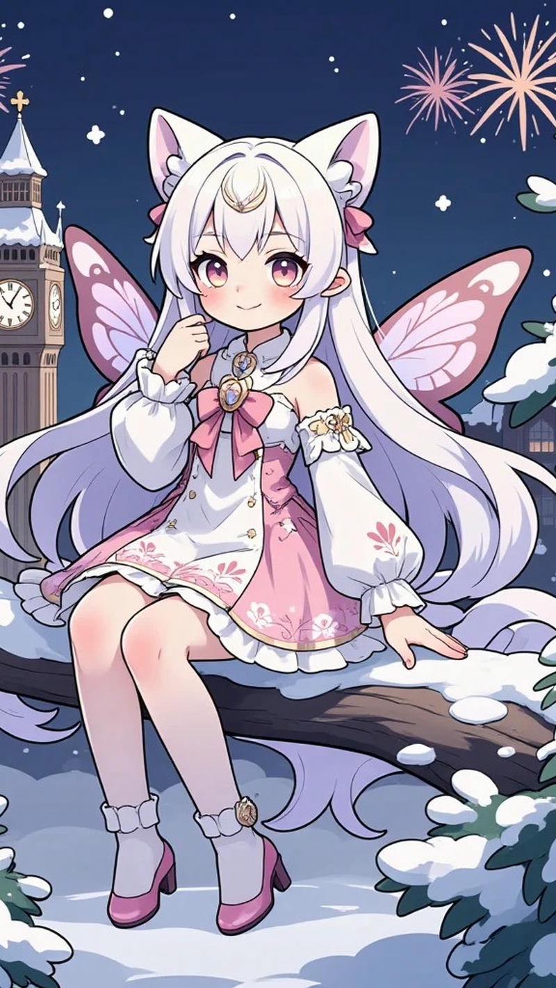 hình nền ảnh chibi cute màu sắc hài hòa