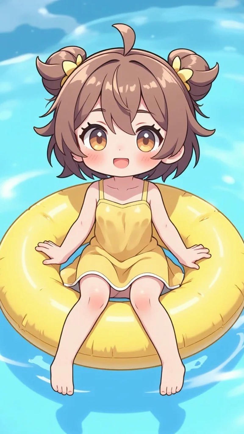 hình nền chibi cute biểu cảm ngọt ngào dễ mến