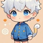 hình nền chibi cute màu pastel nhẹ nhàng