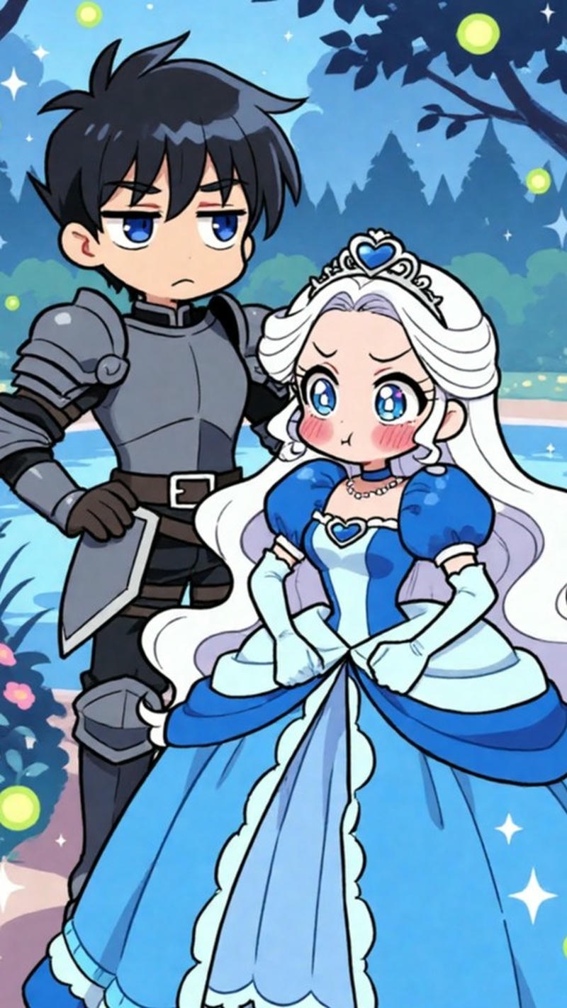 hình nền chibi cute phong cách anime dễ thương