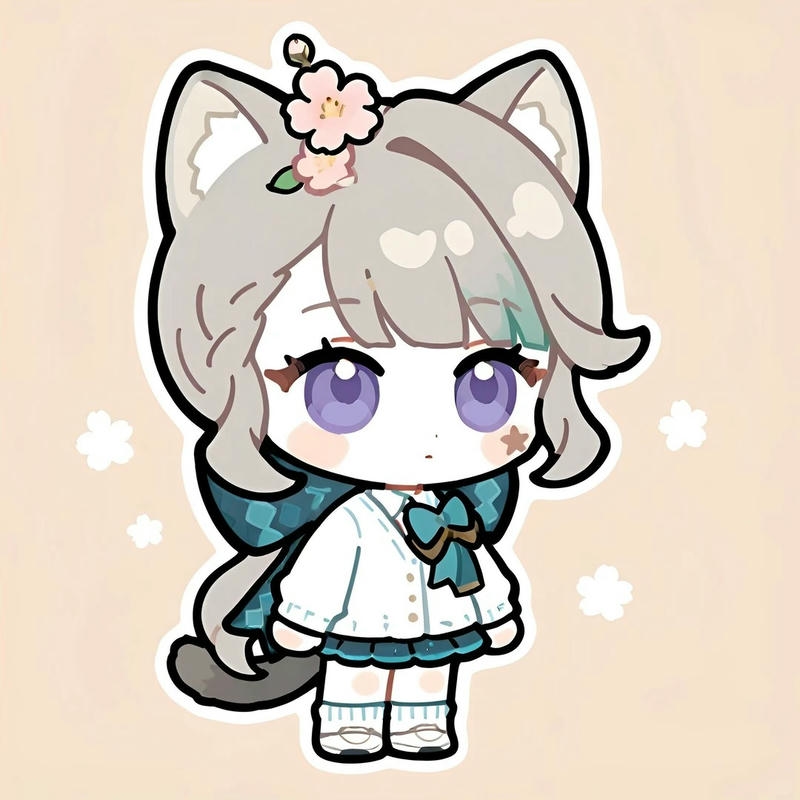 nữ chibi cute đẹp tạo hình hoạt hình xinh xắn