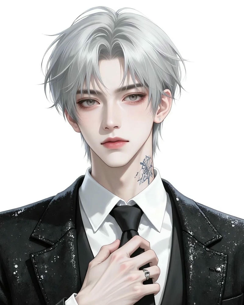 Ảnh anime ngầu nam thần vest đen cực cuốn hút