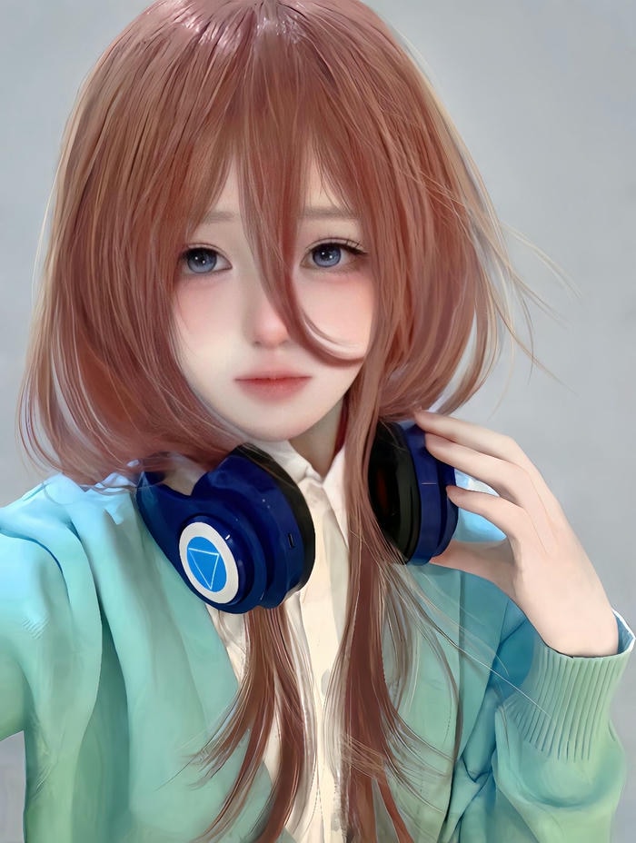 Hình Miku Nakano cosplay xinh đẹp cực