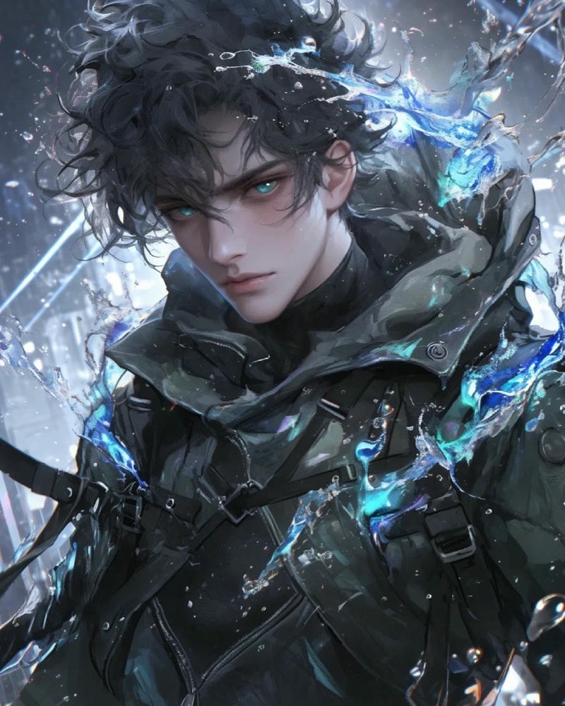 Hình ảnh anime ngầu chiến binh bóng đêm bí ẩn