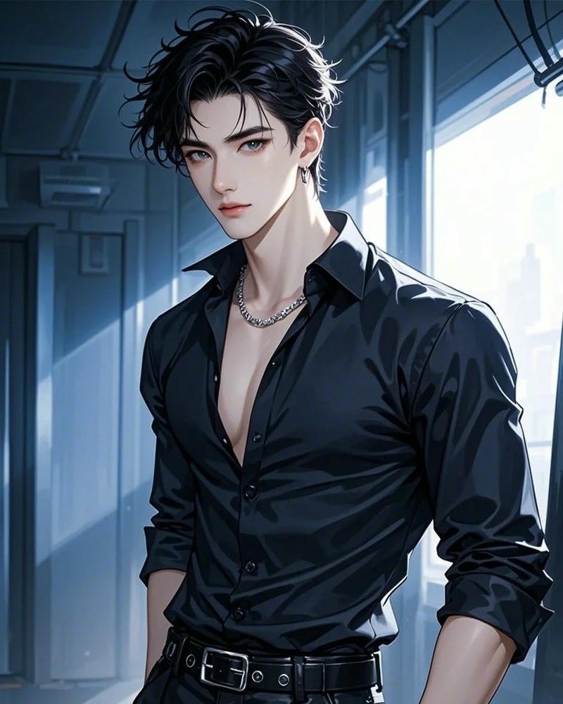 Hình ảnh anime ngầu nam đứng tạo dáng cực phẩm