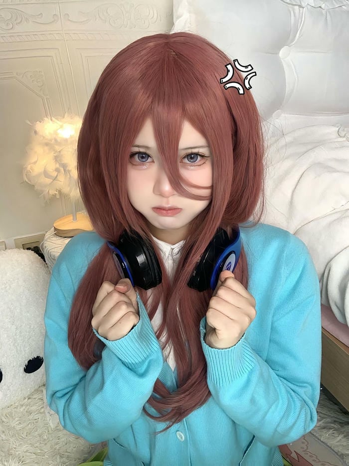 Hình cosplay Miku Nakano đẹp dễ thương ngọt