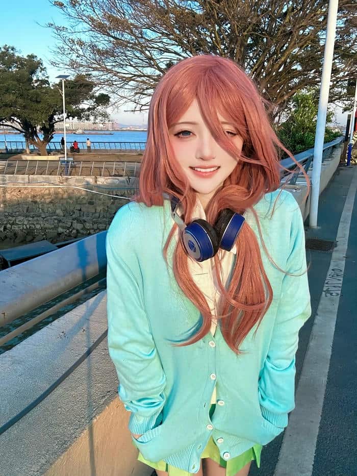 Hình cosplay Miku Nakano ngọt ngào cực nổi